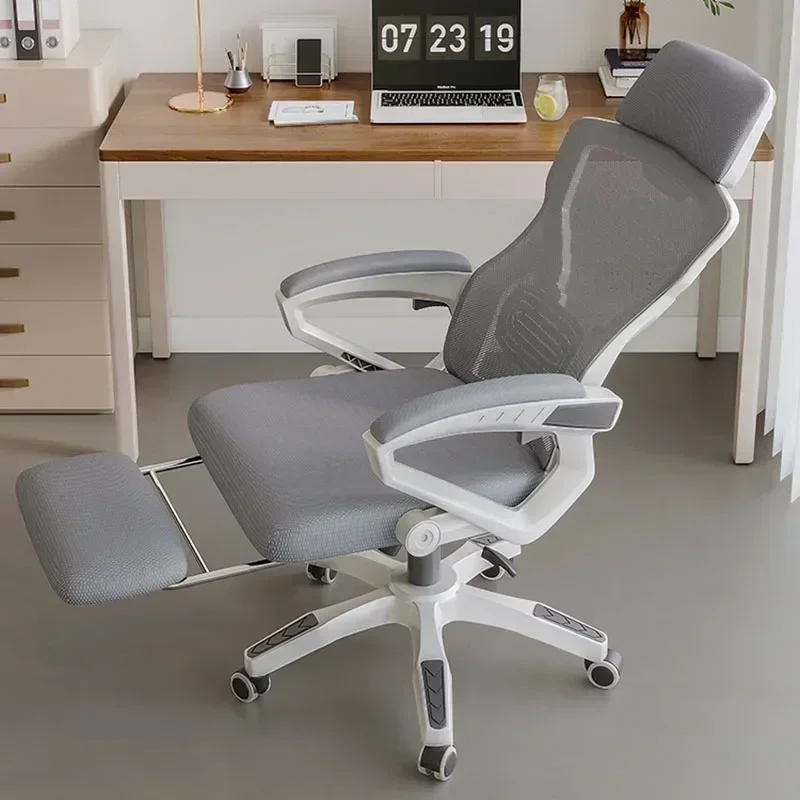 

Gaming Recliner Wheels Office Chair Stretch Neck Design Support Handle Lazy Work Chair Recliner Comfortable Sillas Furniture