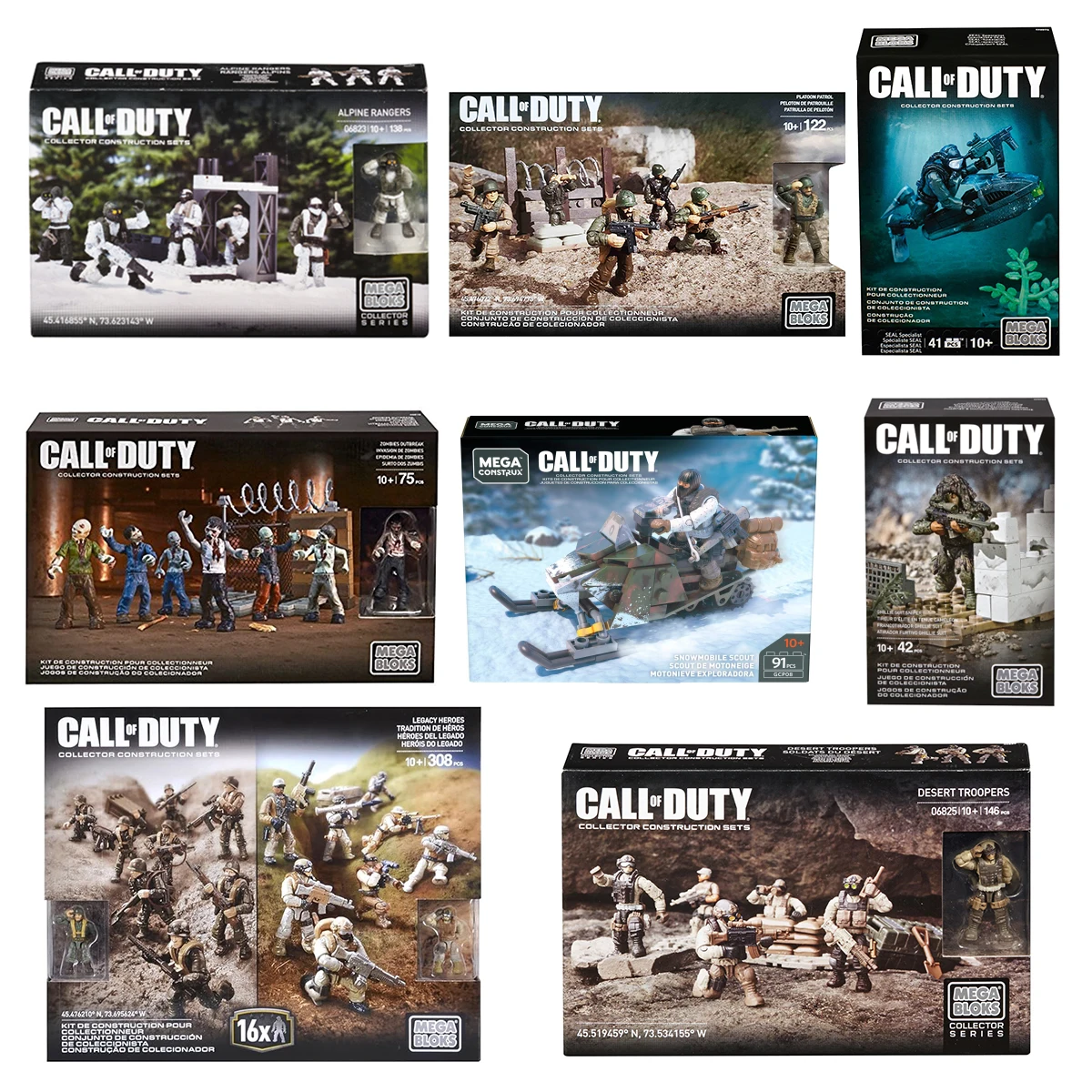 Figura de acción original de Call of Duty, Platoon Patrol, Desert Troopers Legacy Heroes, Seal Specialist, Desert Troopers, soldado, juguete para niños