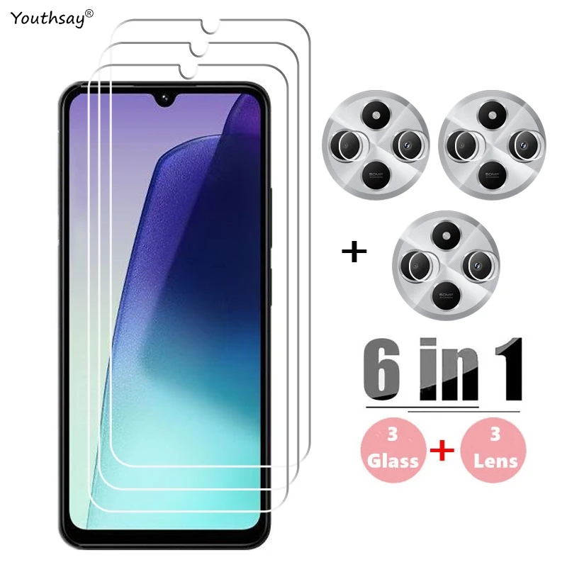 Full Gule Glass For Xiaomi Redmi 14C Screen Protector Redmi 14C Tempered Glass Protective Phone Lens Film For Redmi 14C 13C 12C