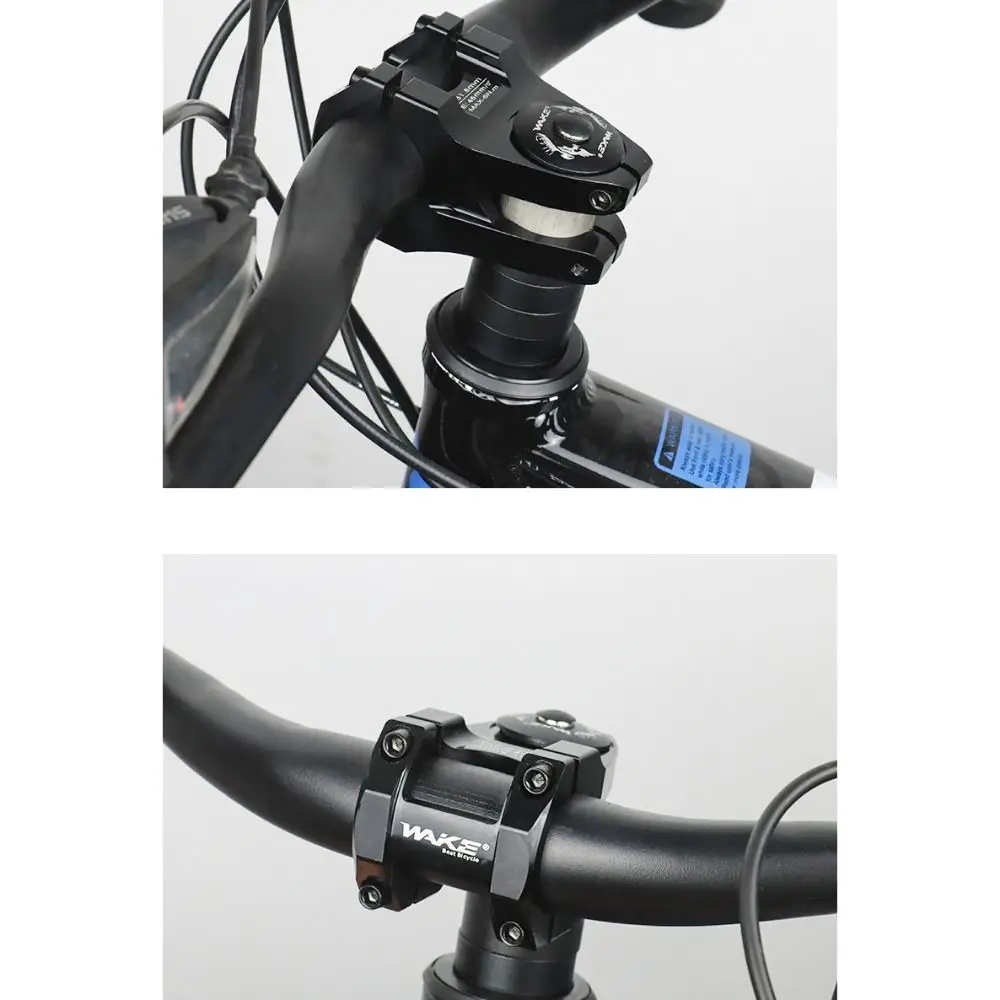 

Aluminum Alloy MTB Handlebar Power Bike Stem Black Red Blue Purple 35/45mm Mountain Bicycle Bridge High-strength Cycling