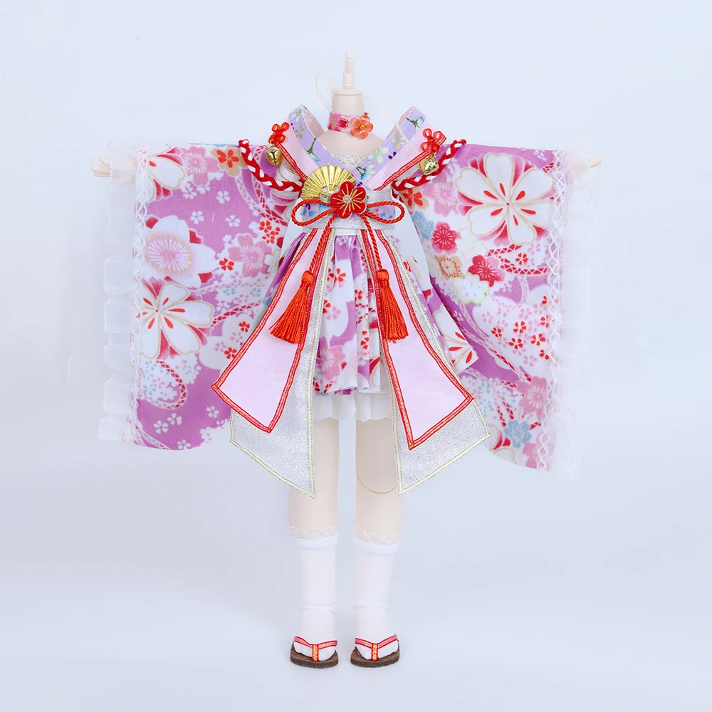 Outfits For 1/4 BJD Cute Clothes Anime Dress Carton Lala Ruru Egg ACGN SD Collection Toy