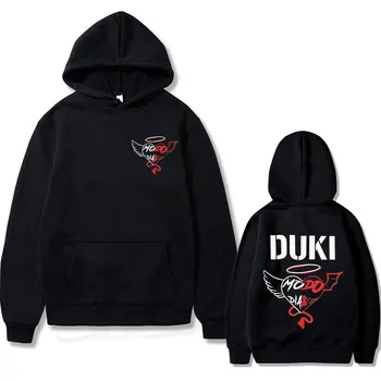 Rapper Duki Mododiablo Muziekalbum Grafische Hoodie Mannen Vrouwen Hip Hop Oversized Sportkleding Herenmode Casual Trui Hoodies