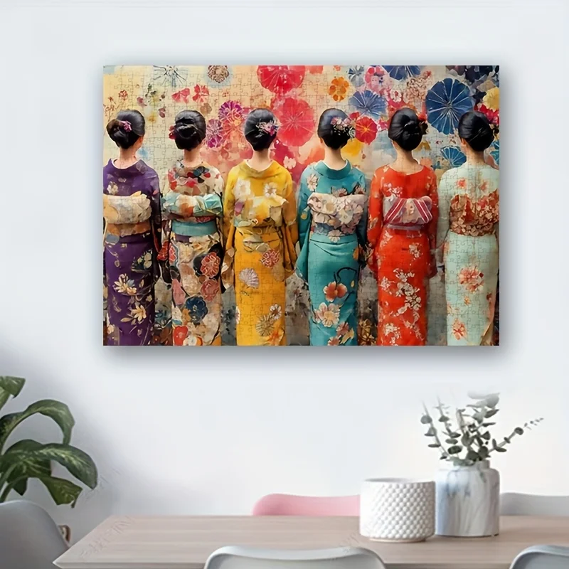 2026 Japanese Geisha New Style Educational Puzzle Difficult Challenge Leisure Decompression Jigsaw Puzzle