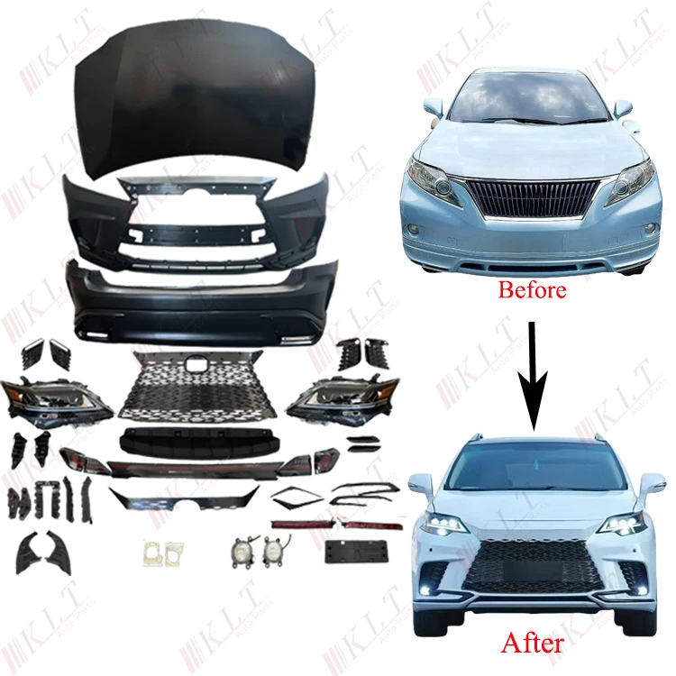 

Facelift Car Bumpers Led Lights Bodykit 2009-2013 for Rx Rx270 Rx300 Rx350 Rx450 to 2023 Rx500h