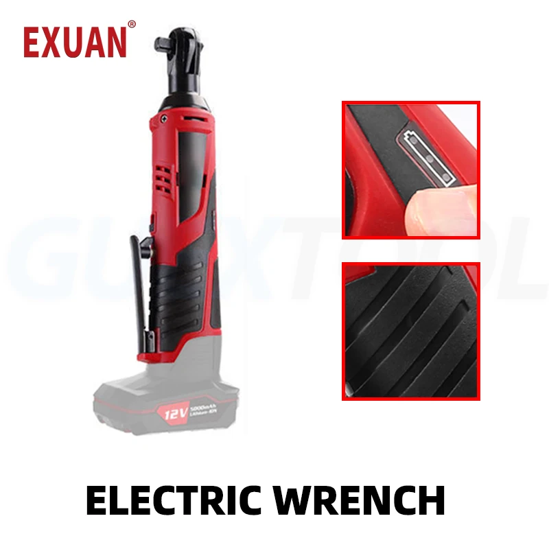 

Electric Wrench Right Angle Impact Wrench Charging Ratchet Wrench 12v Quick Wrench Grade Truss Tool High-energy Torque Wrench