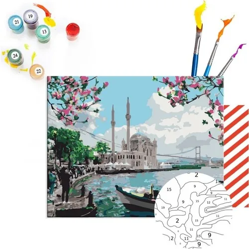 Tabdiko Painting By Numbers Hobby Set Plastic 40x50 cm