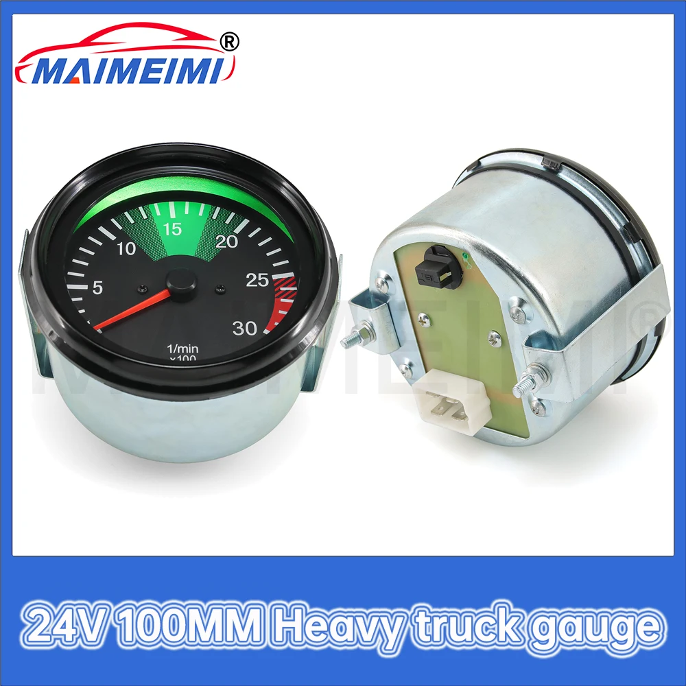 

0-2500RPM/0-3000RPM Tachometer 100MM Heavy Truck Gauge for Mercedes Truck Auto Parts Instrument Cluster Gauge 24V