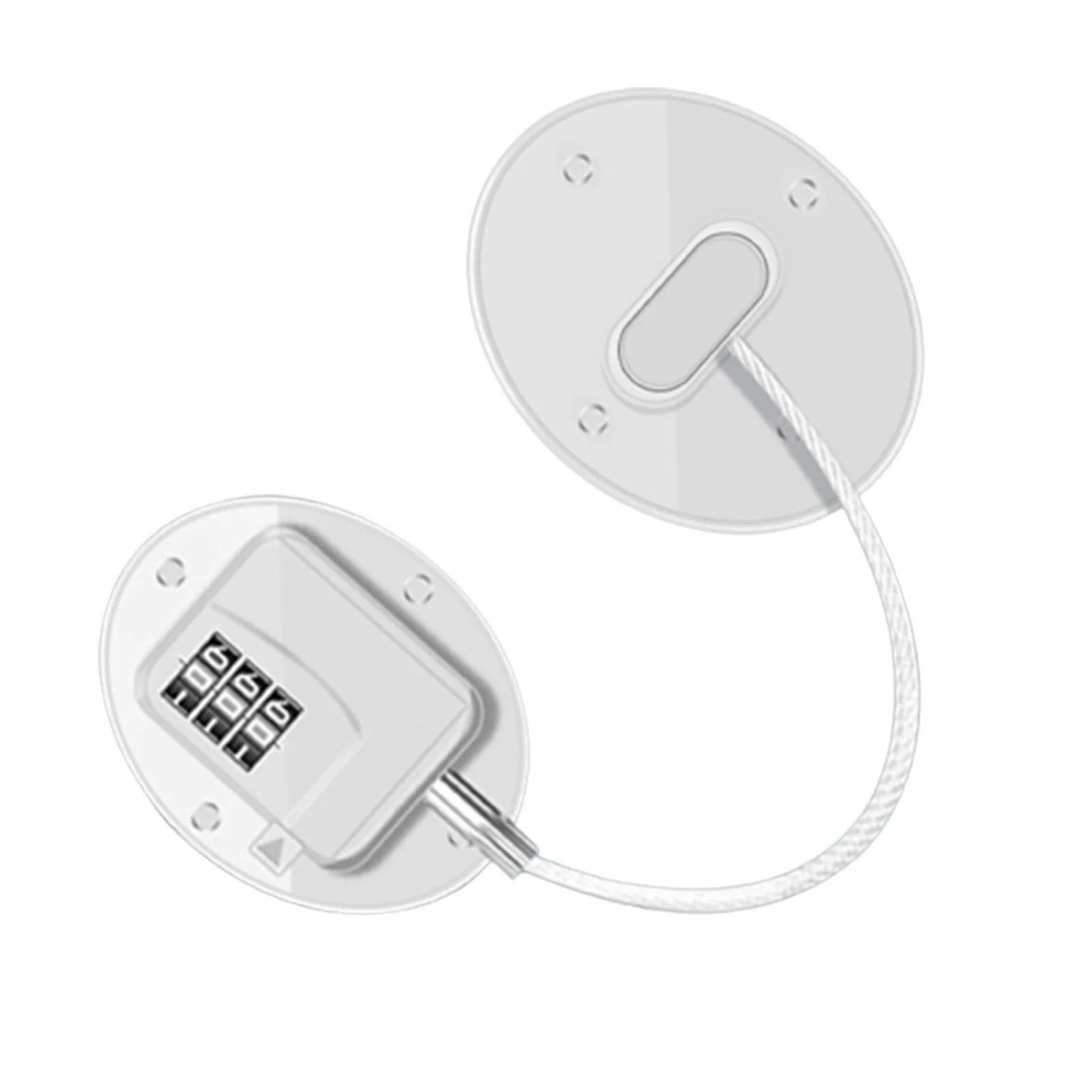 Drawer Fridge Combination Window Lock Functional Light Weight Furniture Lock for Sliding Doors Windows and Wardrobe