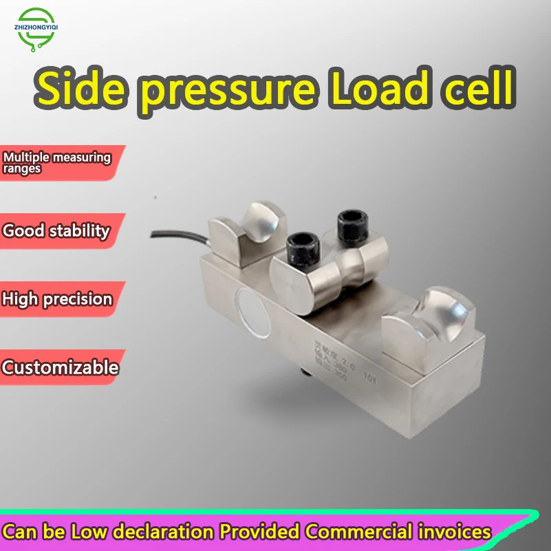 Crane Overload Limiter Sensor, Side Pressure Tension Load Cell 0-10000kg for Elevator Hoist Wire Rope Tension Monitoring System