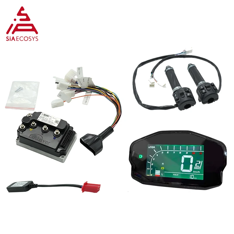 Fardriver ND72260 MiNi12 72V DC 260A Motor Controller Kits Programmable With DKD LCD Display Throttle