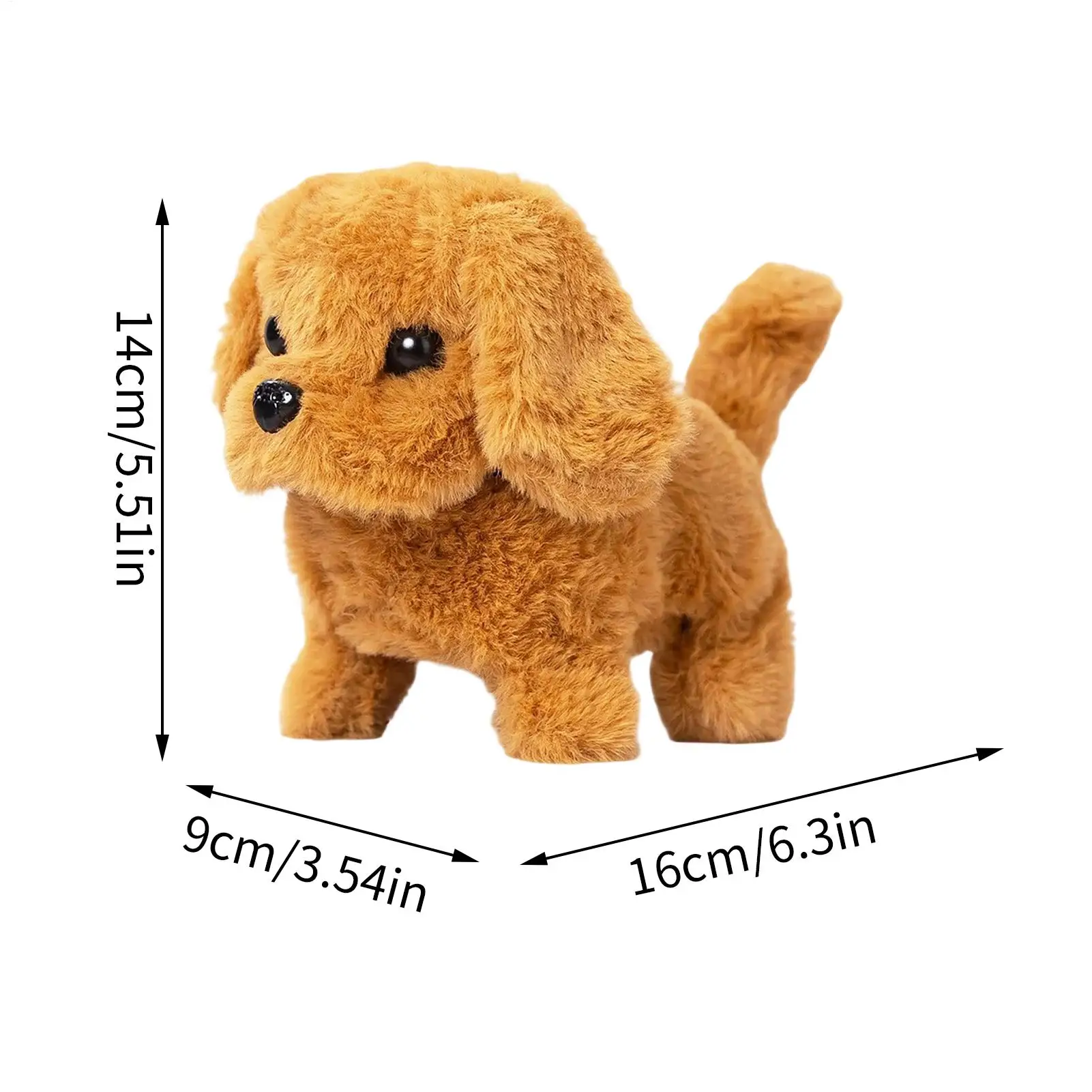Electric Walking Dog Interactive Educational Walking Dog Electronic Toy Robot Pet For Boys Girls Preschoolers Children Living