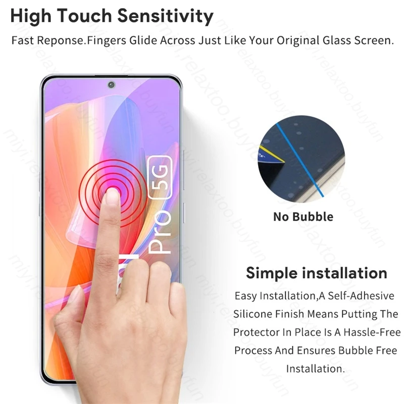 Redmy Note13 Pro kaca pelindung layar HD, kaca Tempered 6 dalam 1 4G 5G untuk Xiaomi Redmi Note 13 Pro 5G 2024 lapisan pelindung kamera