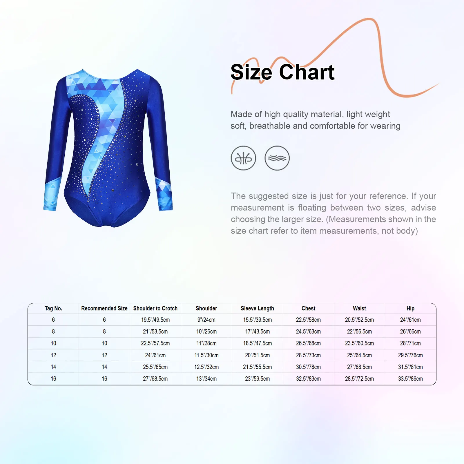

Kids Girls Leotards Gymnastics Figure Skating Dance Costume Printed Ballet Dance Outfits Long Sleeve Unitard Jumpsuit and Shorts
