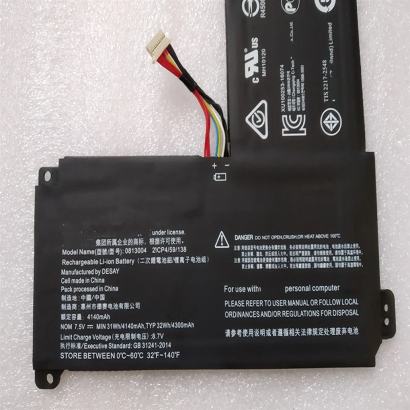 New 0813004 5B10M53616 NE116BW2 5B10M53638 Laptop Battery For Lenovo IdeaPad 110S-11IBR-80WG 005WGE 005UGE 80WG007TGE 80WG000UMH