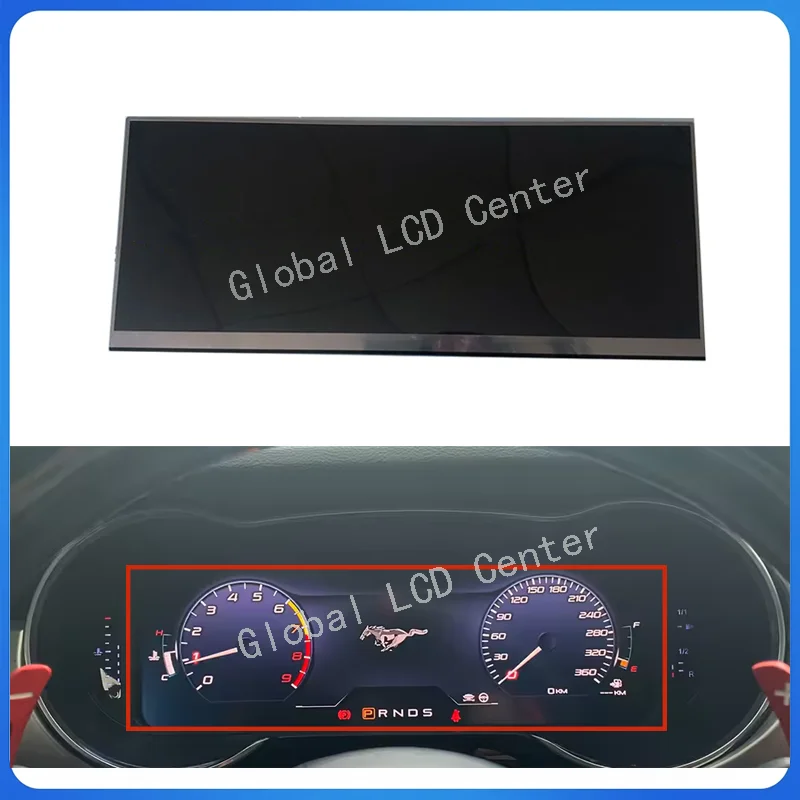 

Оригинальный 12,4-дюймовый ЖК-экран для Ford Mustang Digital Guage, приборная панель 2015-2022, панель спидометра