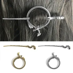 Unique And Personalized Chinese Retro Style Dragon-Shaped Hairpin, Suitable For Cosplay Props And Hair Accessories