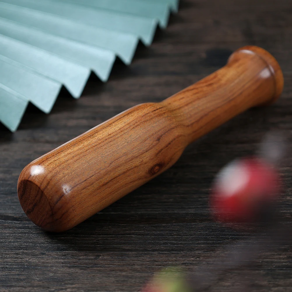 

Wooden Crusher Tool Seasoning Pestle Rod Bartender Muddler Kitchen Crusher Stick Garlic Pounding Tool Lemon Muddler