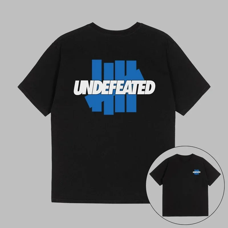 UNDE Summer FEATED New Short-sleeved T-shirt Men and Women All Match Couples Fashion Brand Casual Half Sleeve