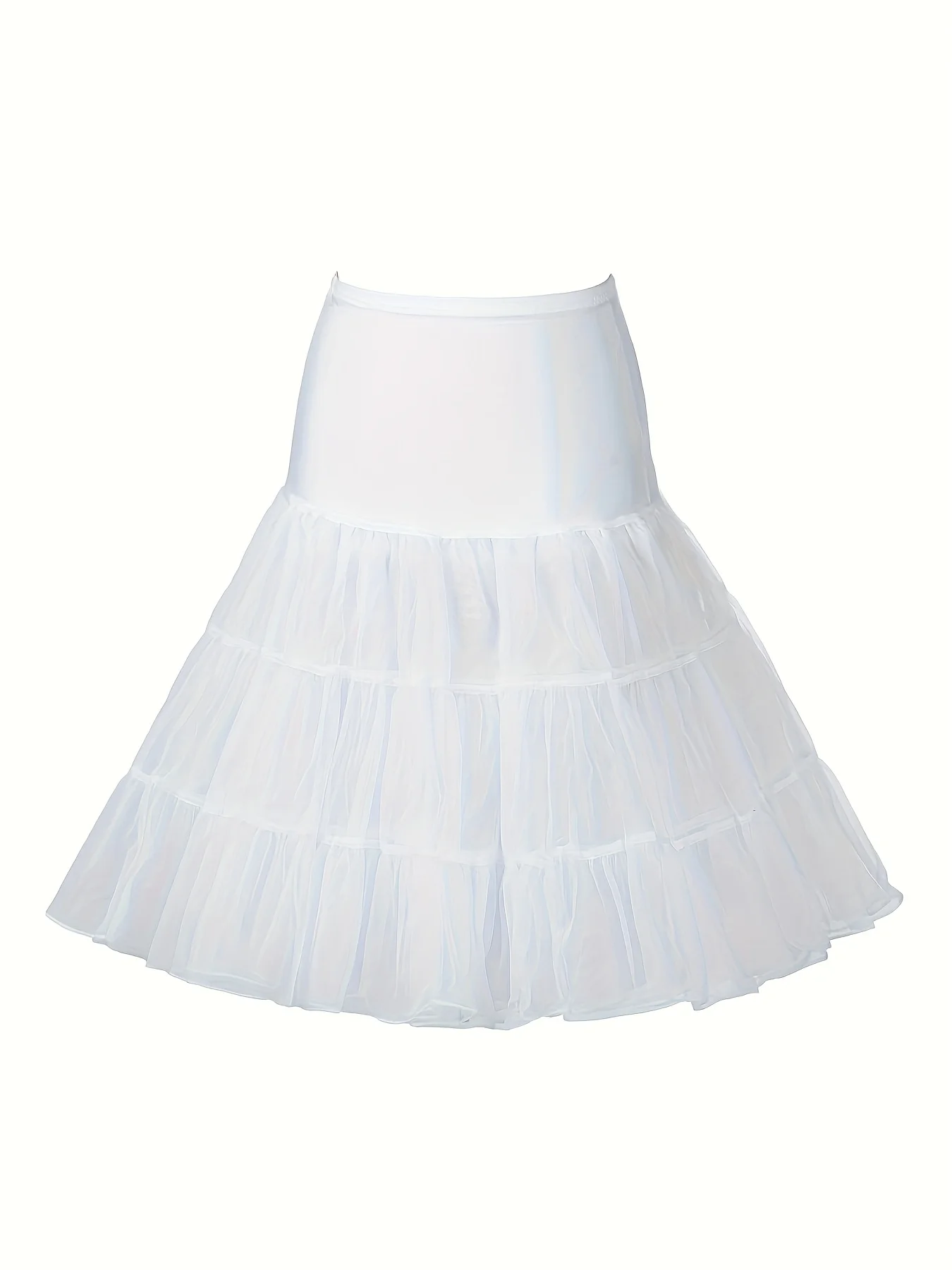 Ladies' retro boneless wedding dress with mesh support and white underskirt