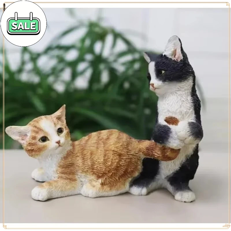 1/6 Scale แมวจีนรุ่นน่ารักเครื่องประดับเดสก์ท็อปตกแต่ง MINI PET Cat รุ่นตัวเลขการกระทําของเล่น