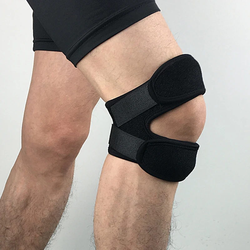 Unisex Adjustable Sports Knee Braces Breathable Non Slip Design Meniscus Tendon Support Sleeve Brace For Women Men Fitness Use