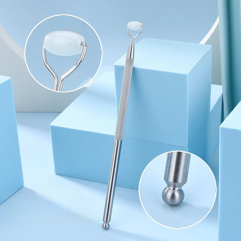 

Jade Eye Massagers Facial Massage and Lifting Tool Meridians Unblocking Beauty Sticks Maintaining Straight High Nose Bridge Tool