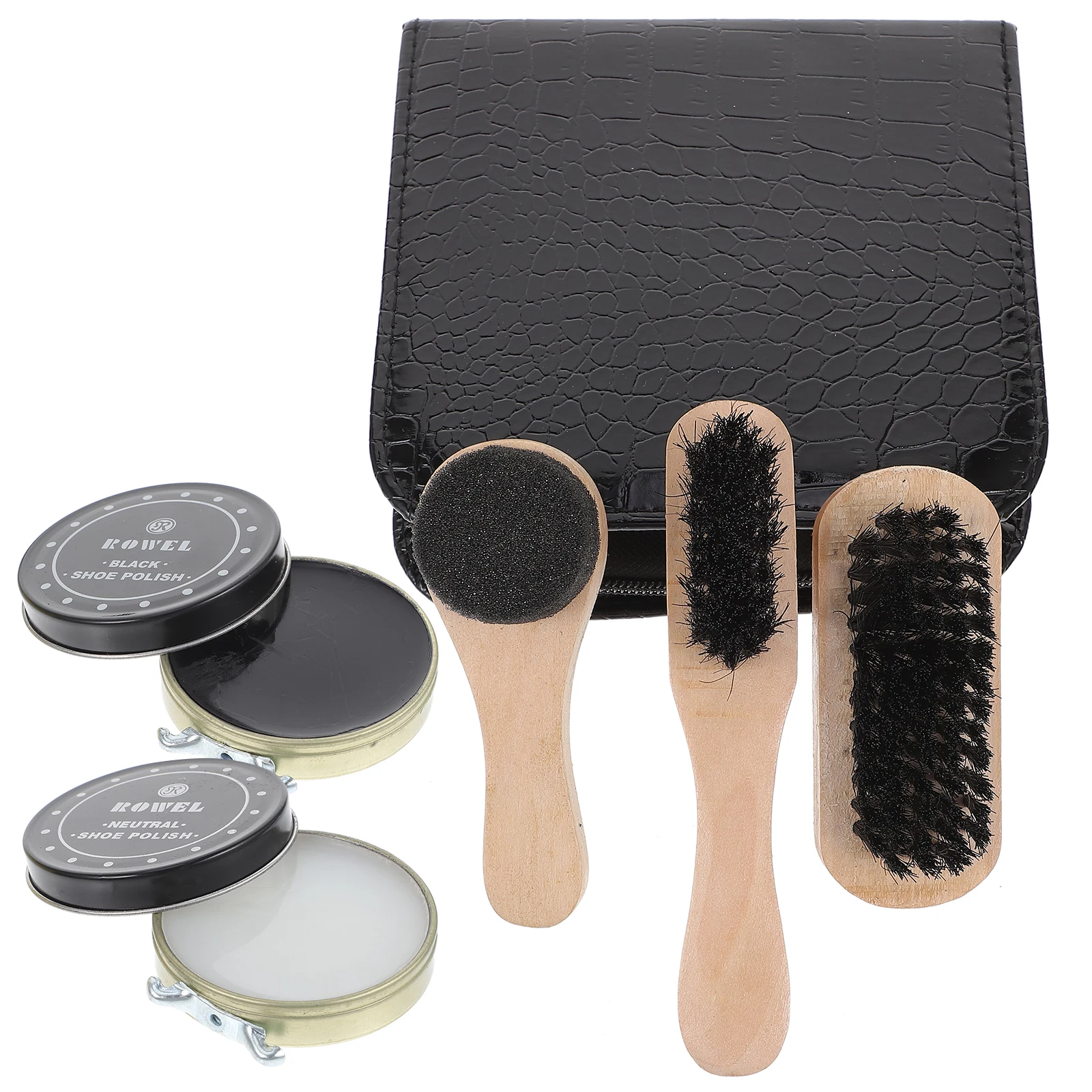 

Kit Light Cleaning Brush Set For Boots Polish Tools Shoe Cream Set For Men Women Durable Portable Shoe Brush