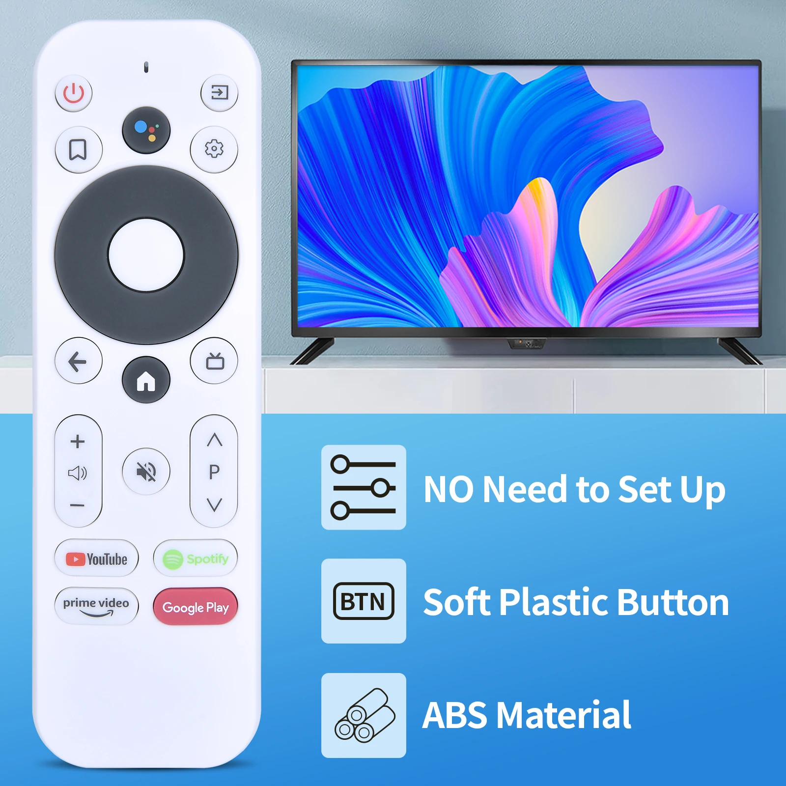 Remote control for Redline RV5 Android 11 TV Box Mecool HomePlus KA1 KM7