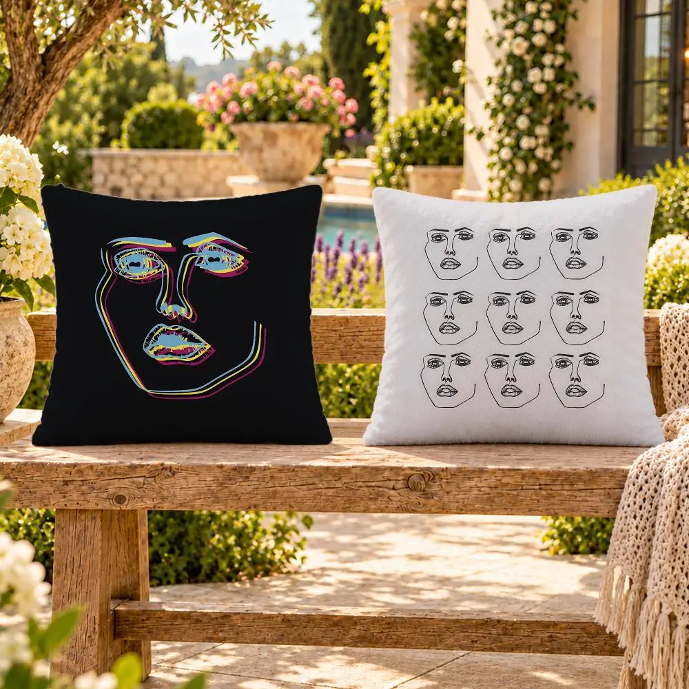 Music Electronic Duo Disclosure Cushion Cover Soft Plush Throw Pillow Cover Washable Sofa Bed Patio Chair Home Decor
