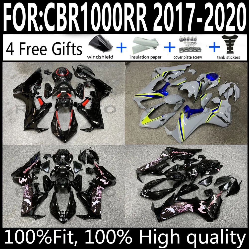 

Injection Molded ABS Fairing Kit For Honda CBR1000RR 2017-2020 Bodywork Cowling Set High Quality Factory Direct Fitment