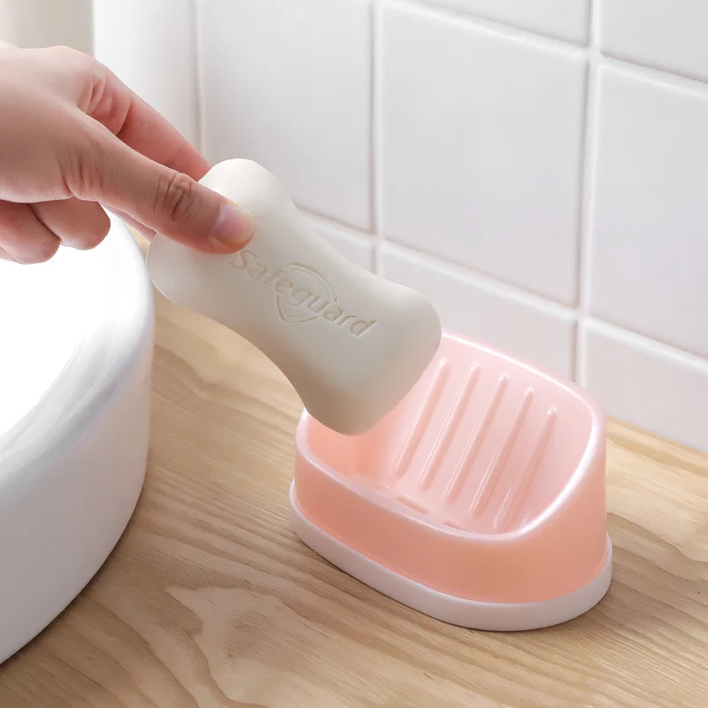 

Креативная и минималистичная наклонная сливная мыльница с функцией слива, простая двухслойная мыльница в европейском стиле.