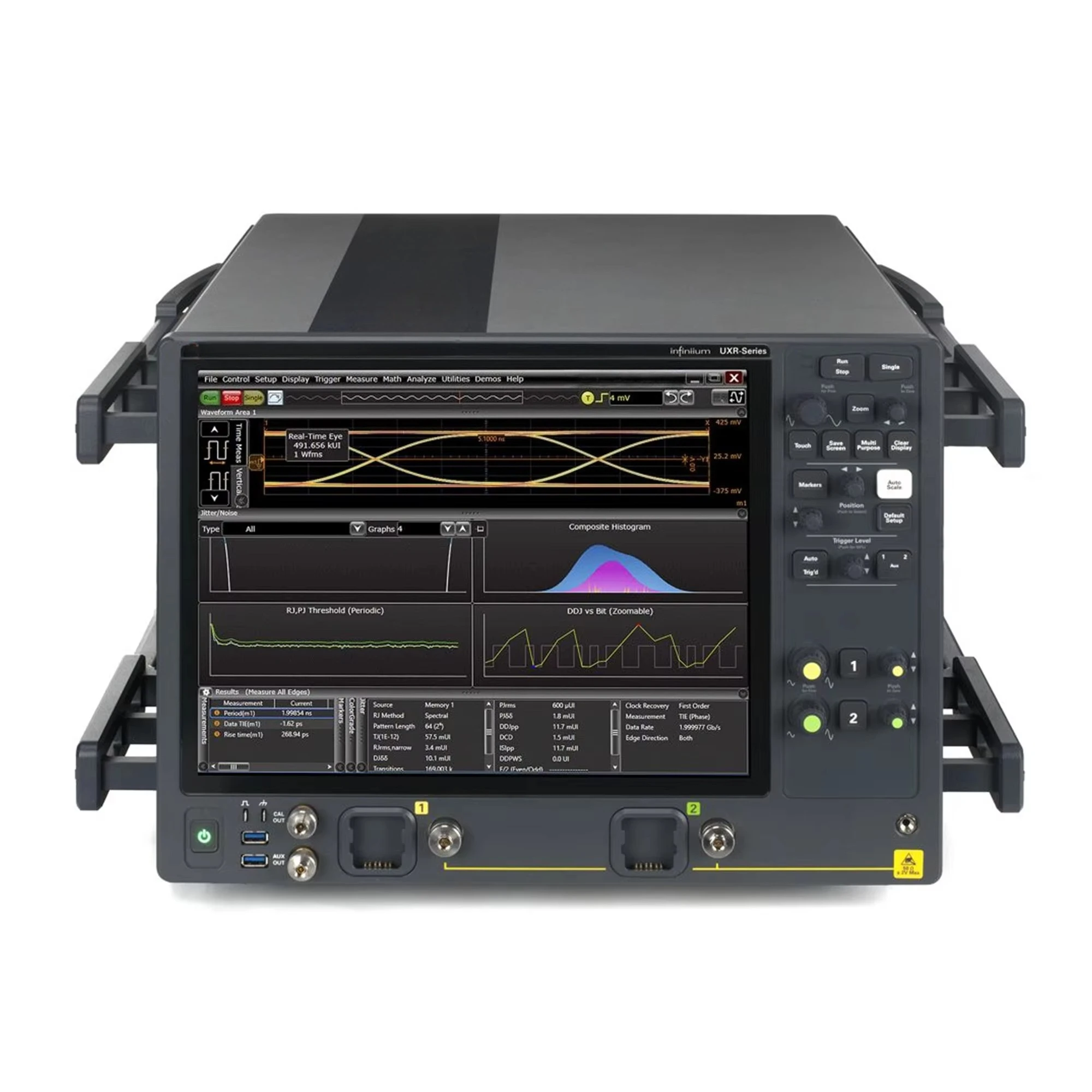 UXR0402BP Infiniium UXR Series Oscilloscope: 40 GHz, 2-channel, 1mm Input