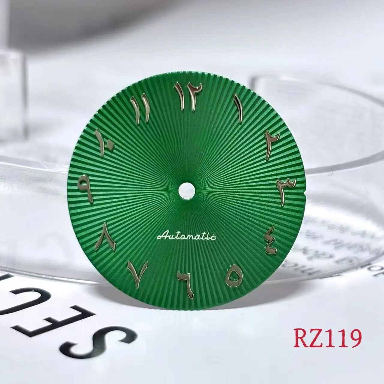 

28.5mm S logo Arabic numerals No calendar dial Suitable nh35 nh36 Movement watch accessories no luminous Watch repair tool