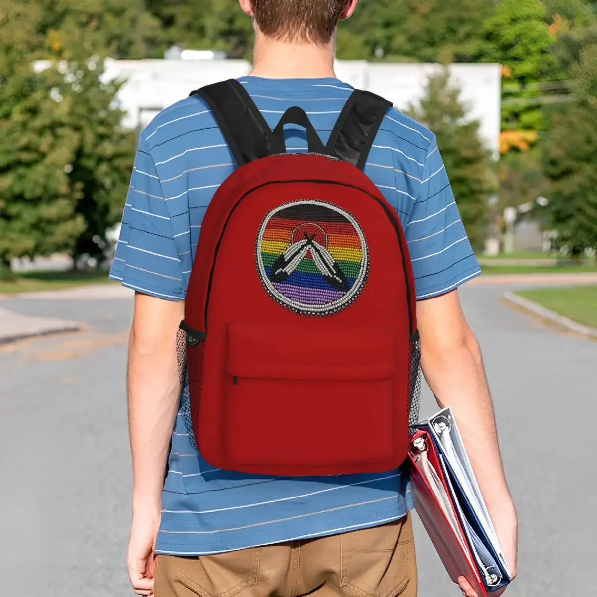 Two Spirit Medallion Mochilas, adolescente Bookbag, Casual Students School Bags, Mochila Laptop, Shoulder Bag, Grande Capacidade