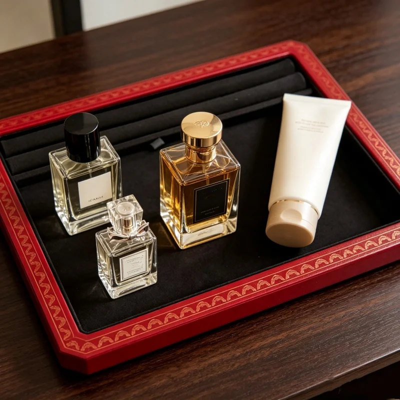 

New Portable PU Leather Jewelry Display Tray, Ring & Earring Organizer Box, Storage Showcase Holder for Travel