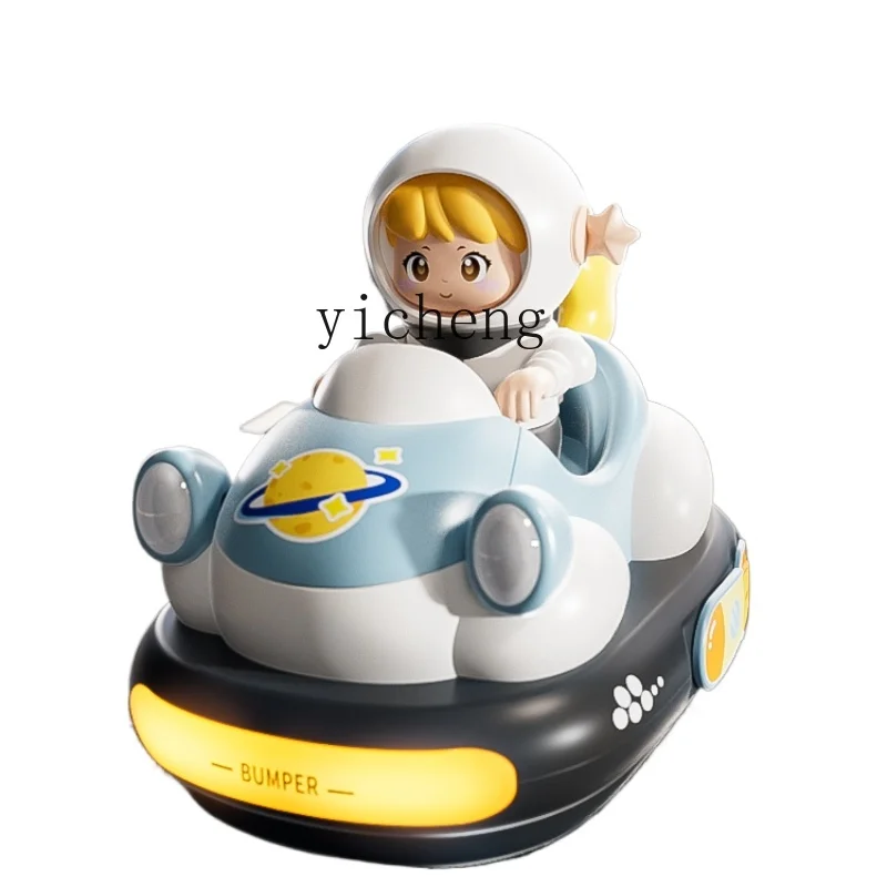 

Tqh Children's Parent-Child Remote Control Bumper Car Toy Birthday Gift for Boy Double Battle Running Karting Electric Car