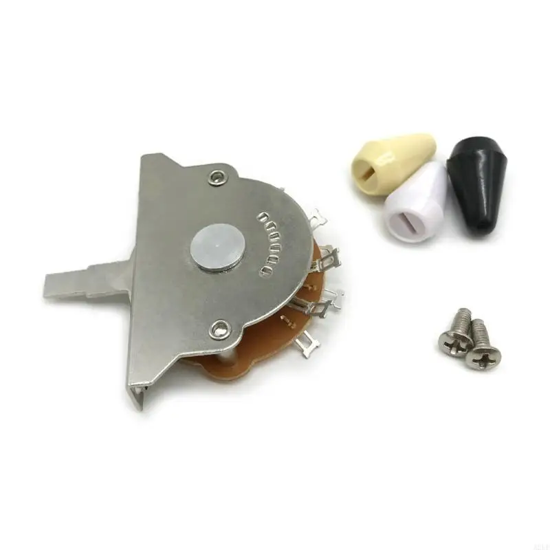 

A2UF 5-позиционный короткий прямой переключатель звукоснимателей для гитары с наконечниками и колпачками ручек