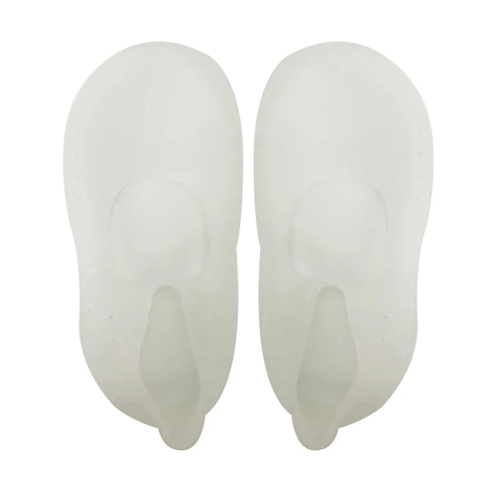 Silikon-Boot-Gel-Einlegesohle, Fußpflege für rissige Füße, rutschfest, weich, bequem, Schmerzlinderung, Socken, wiederverwendbar, waschbar für alle