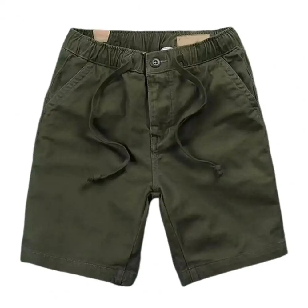 2023 Summer Shorts Men Cotton Solid Casual New High Quality Business Social Shorts Men Bermudas Loose Luxury Khaki Joggers