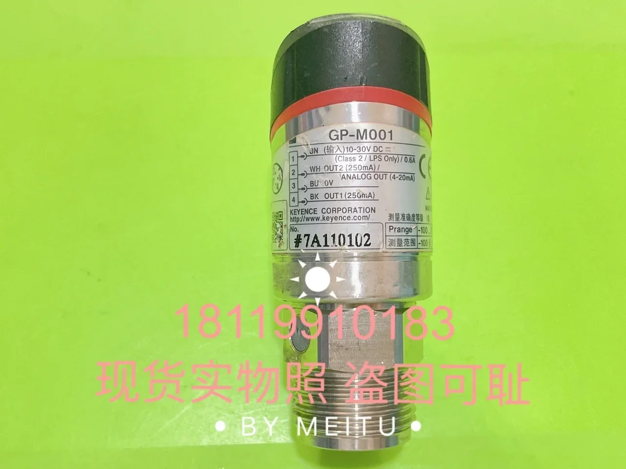 Sensor de Presión Digital Keyence GP-M001 2026, Original de Japón, Estado como se Muestra en la Imagen