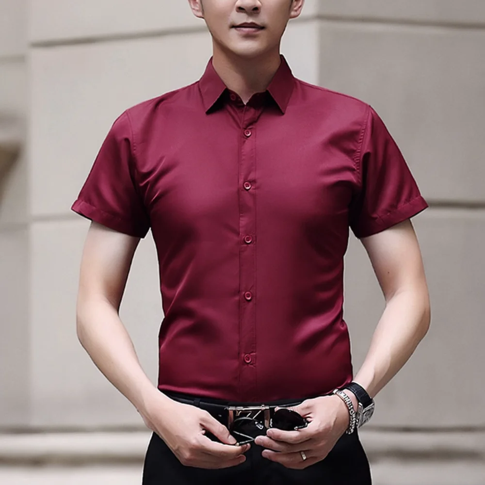 قميص رجالي بأكمام طويلة، تصميم - مراجعة Men Formal Wear Wedding Guest وسعره