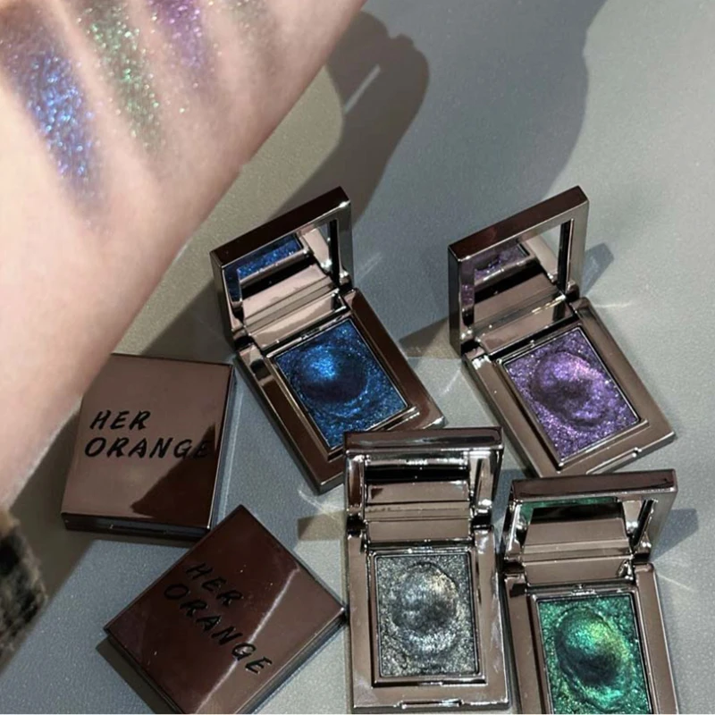 معجون هايلايتر لامع لامع تحت العين لامع لفن الماكياج، وعاء ظلال عيون فردي