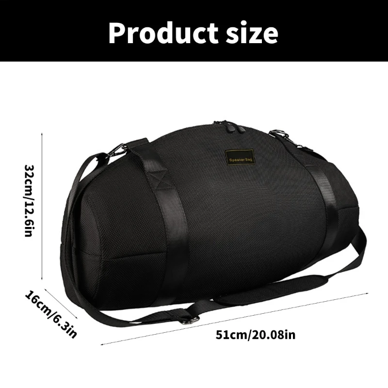 ポータブル メッシュ ファブリック ケース ラジカセ 3/2 スピーカー用 旅行 ホーム ストレージ バッグ