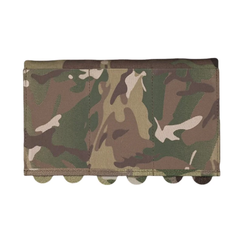 3-Mag Elastic Pouch | Low-Profile MOLLE Holder | Lightweight Triple Magazine Pouch