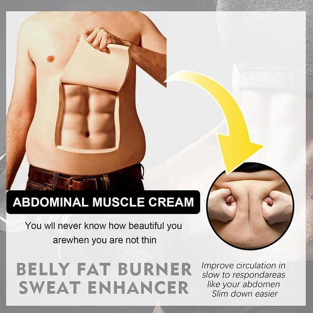 Eight Pack Abdominal Muscles Cream Waist Lines Body Sculpting Cream Fitness Belly Burning Muscle Fat Remove Weight Loss