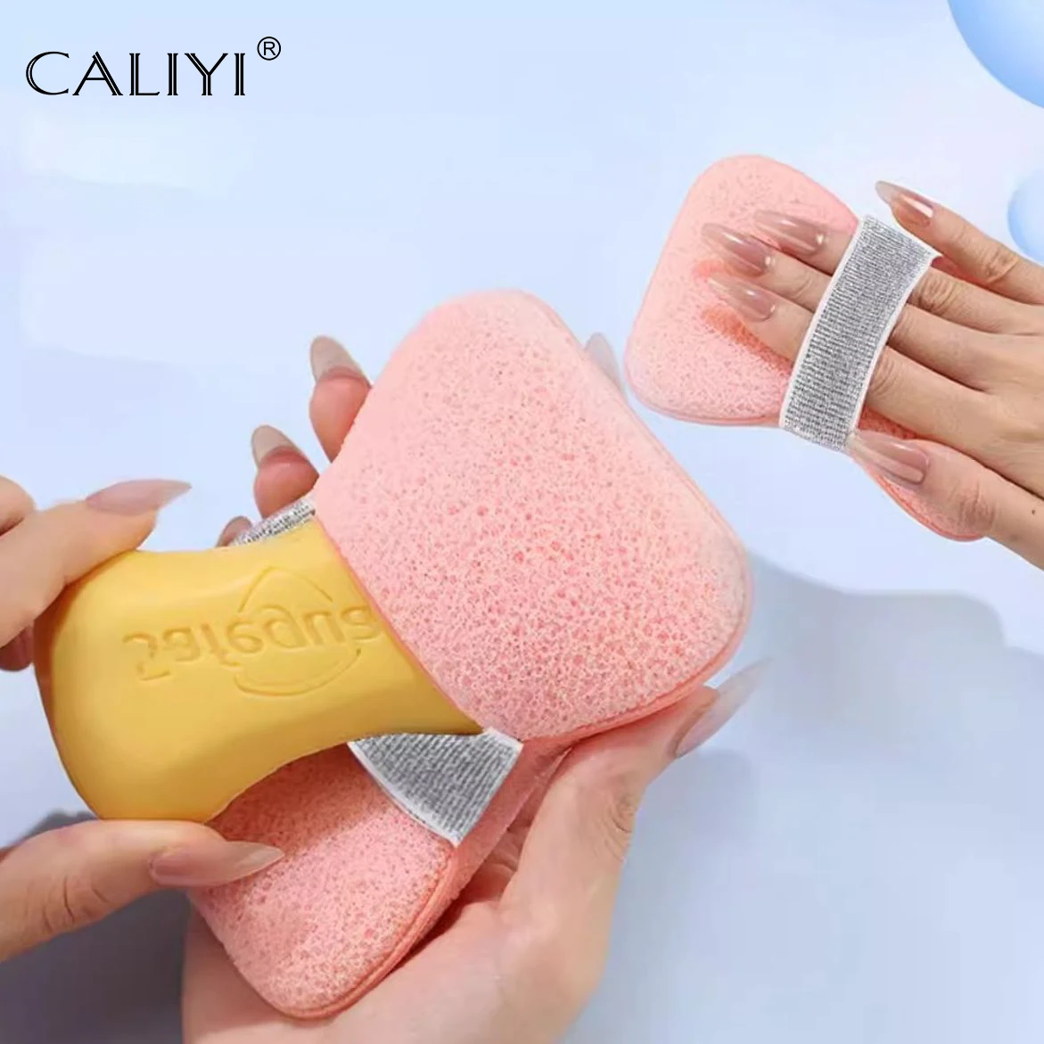 

1PCS Sponge Soap Bag Bath Cleansing Foaming Net Pouch Body Exfoliating Scrubber Sponges Bathroom Nylon Soap Pocket