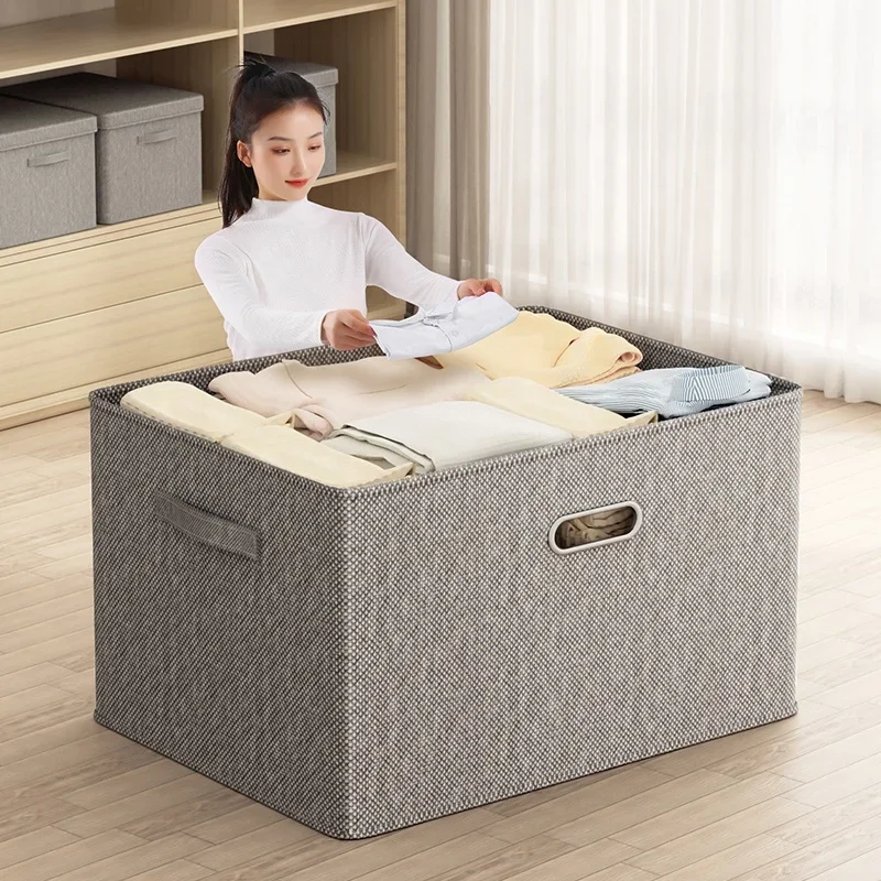 

New model launches foldable clothing storage box with large capacity and lid