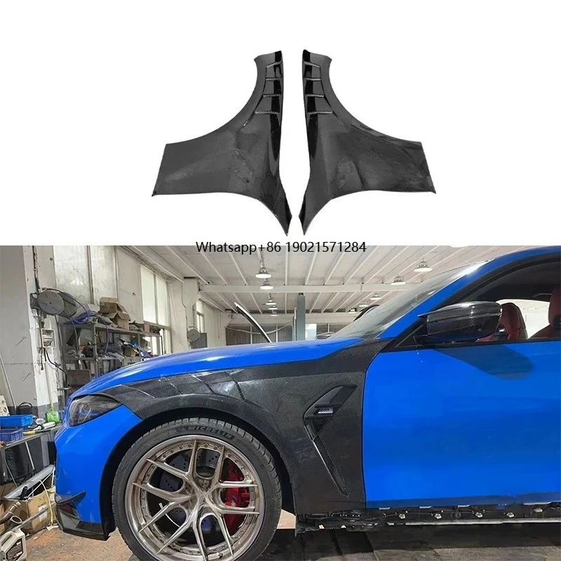 

Carbon Fiber Car Fender AE Style Side Door Fenders Flare Upgrade Body Kit for G80 M3 G82 M4 Wholesale Factory