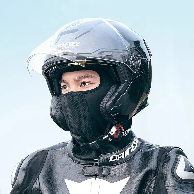 Cycling sunscreen mask, motorcycle locomotive headgear lining, men's and women's ice silk scarf, spring and summer UV