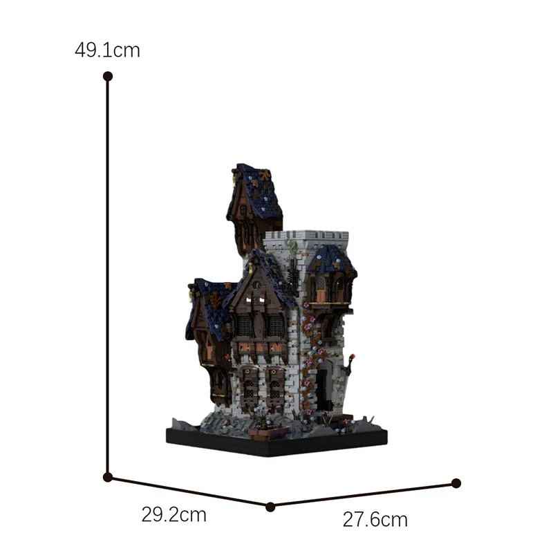 

5345PCS MOC Retro The Dreamer Medieval Krylhan Castle Building Blocks Kit Architecture Bricks Game Toys For Kid Birthday Gifts